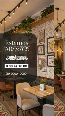 Estamos abertos