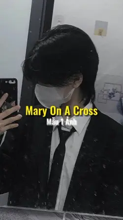 Mary on a cross