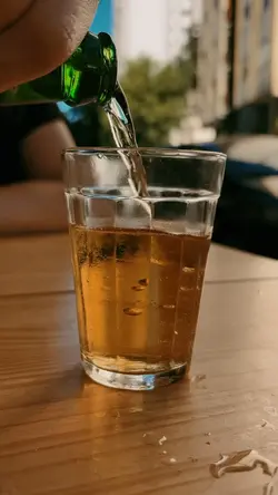 Cerveja no copo