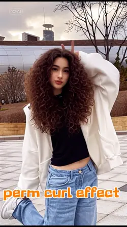 curly hair