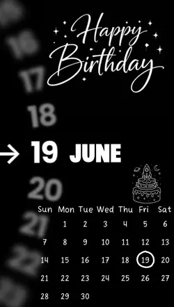 BDAY SON 19 JUNE