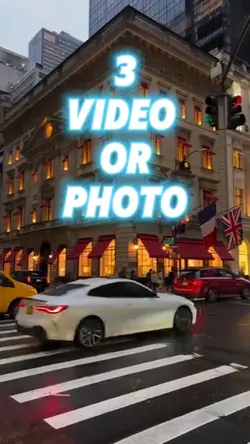 3 video or photo