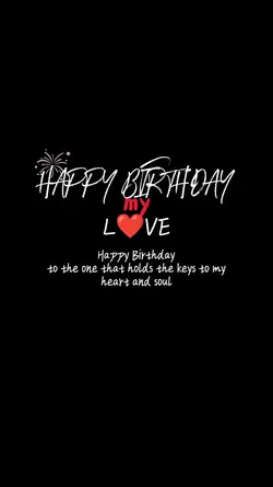HappyBirthday MyLove