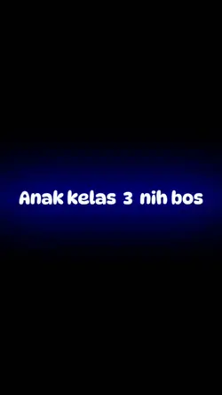 #Anak kelas 3 nih