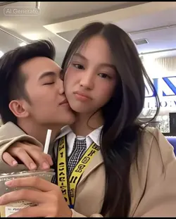 fake kissing AI