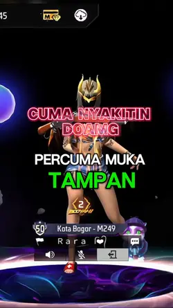 percuma muka tampan