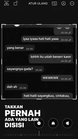takkan pernah ada