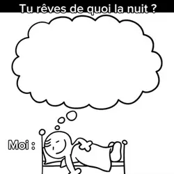 Tu rêves de quoi ?