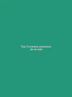 2 eventos canónicos 