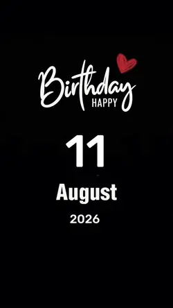 Hbd 11 August 2026 