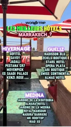 Hôtels marrakech 