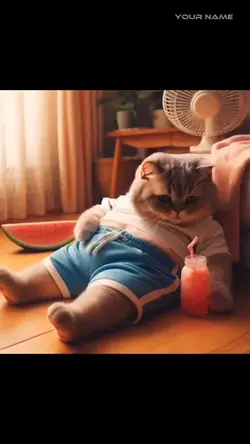 Funny Ai cat video 