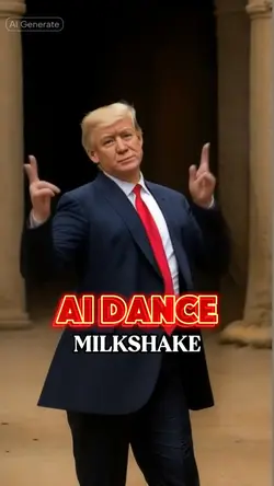 Trump dance milkshak