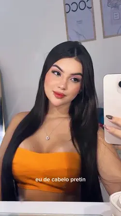eu de cabelo pretin 