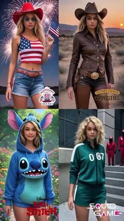 4 character women 