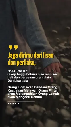 Jaga diri dari lisan