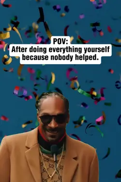 I wanna thank me
