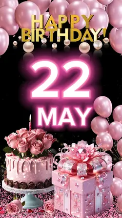 Birthday 22 MAY 