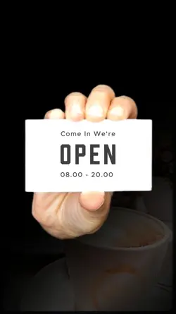WE ARE OPEN