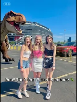 Run T-rex Pick you!
