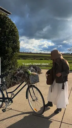 I can’t.I have plans