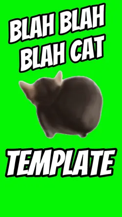 Blah Blah Blah Cat 