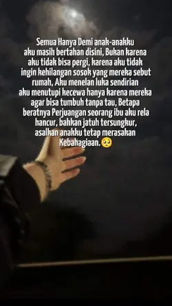 hanya demi anakku
