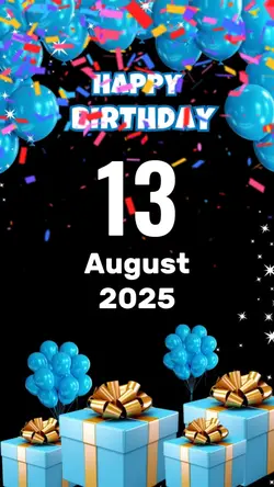 hbd 13 August 2025