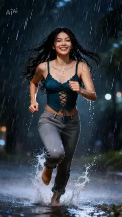 Andando Na Chuva