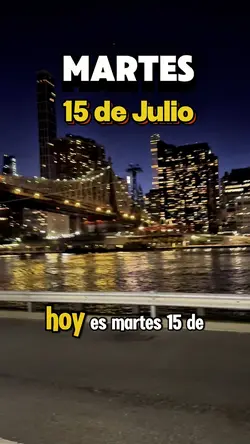Martes 15 de Julio 