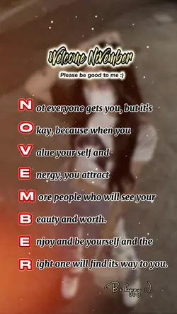 welcome November 