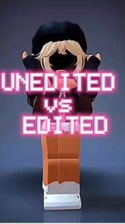 unedited vs edited