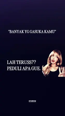 PEDULI APA GUE? 