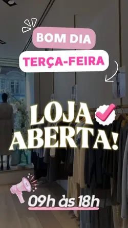 Loja aberta Terça 