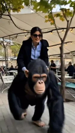 The kingkong ran