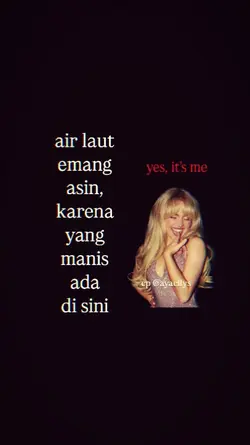 air laut emang asin