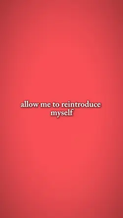 reintroduce myself