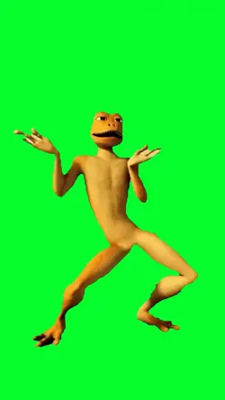 lizard dancing