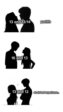 16 and 13 :0..