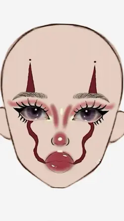 makeup Badut trend 