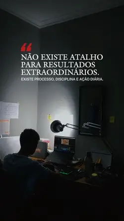 NÃO EXISTE ATALHO…🔝