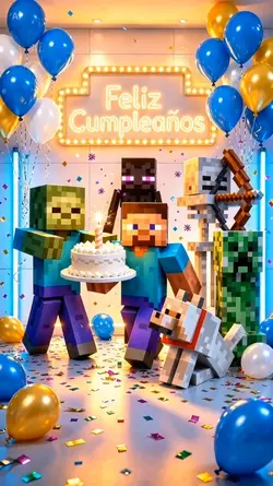 Cumpleaños minecraft