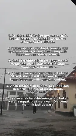 anak terakhir 