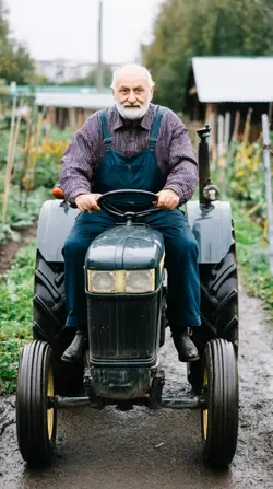 Farmer is working 