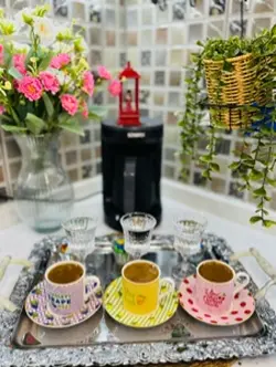 Bacımla kahve keyfi