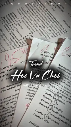 HỌC VÀ CHƠI