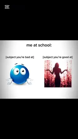 me at school trend