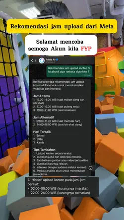 Jam upload fb
