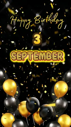 3 Sept Birthday