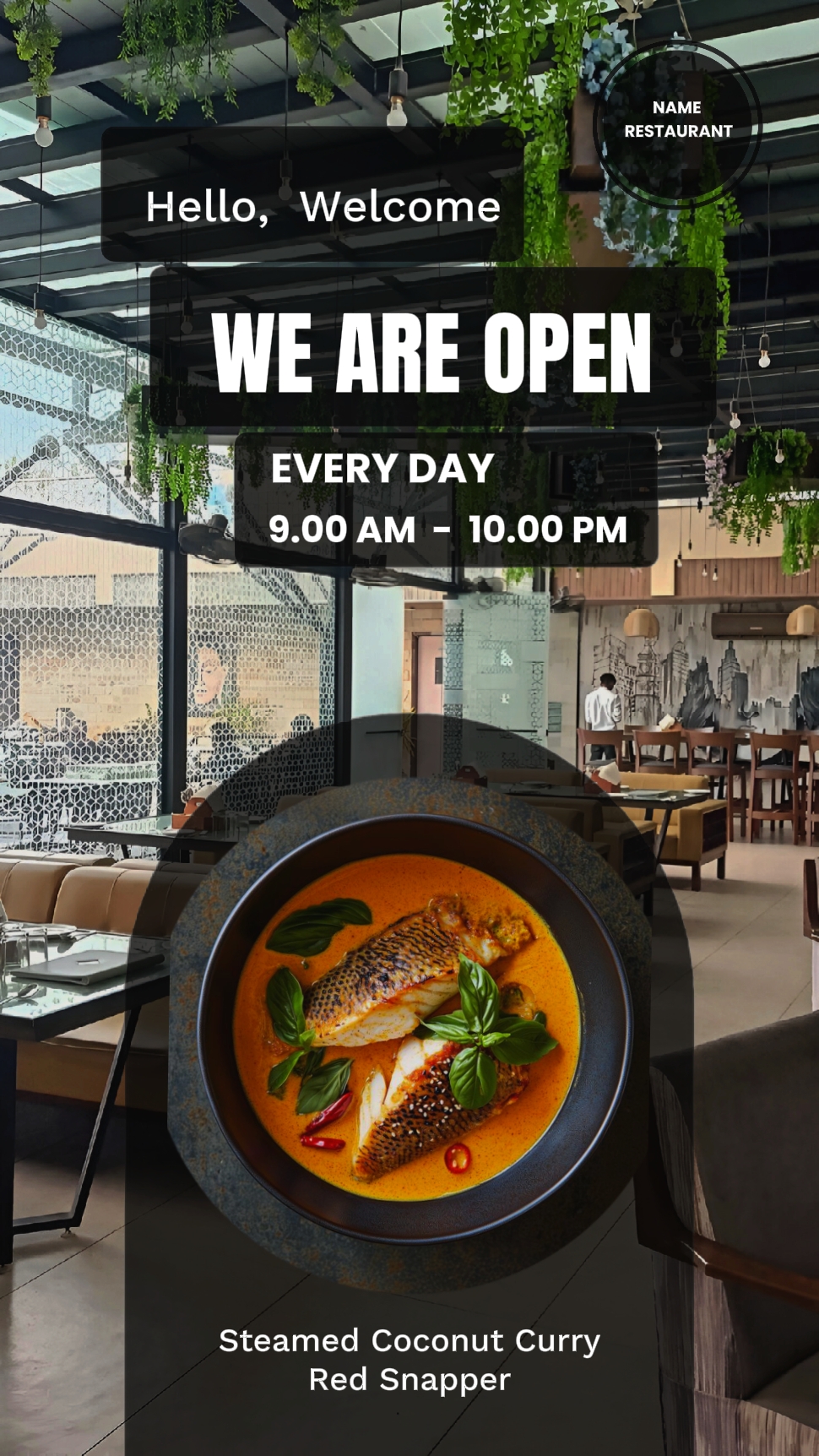 VFX Template for Restaurant - Pippit